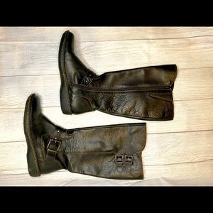 Tall BOC boots black leather